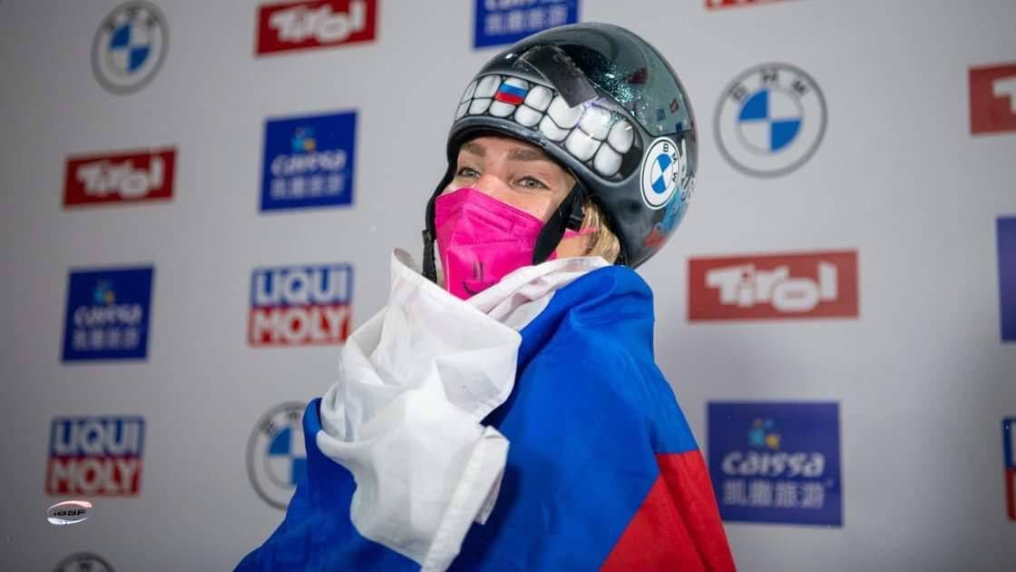 Подмосковная спортсменка стала победителем второго этапа кубка мира по скелетону