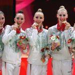 Подмосковные гимнастки в составе сборной России завоевали 3 золотые и 1 серебряную медали чемпионата мира
