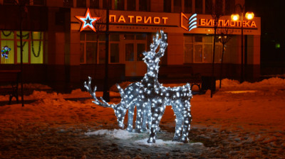 Новогоднее оформление улиц в Серпухове