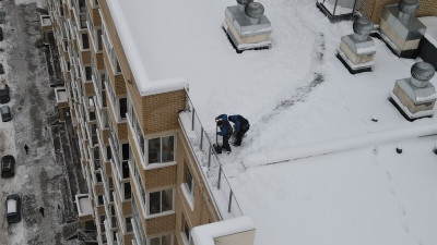 Почти 10 тыс. заданий мобильного приложения по очистке крыш от снега выполнили УК Подмосковья