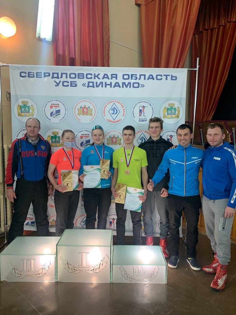 Подмосковные биатлонисты завоевали три медали на всероссийских соревнованиях