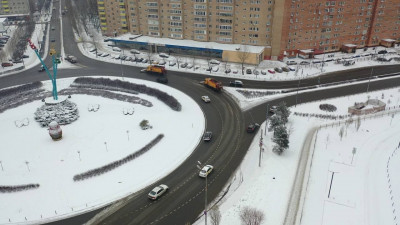 Дорожные службы Подмосковья за сутки очистили от снега более 21,6 тыс. км дорог