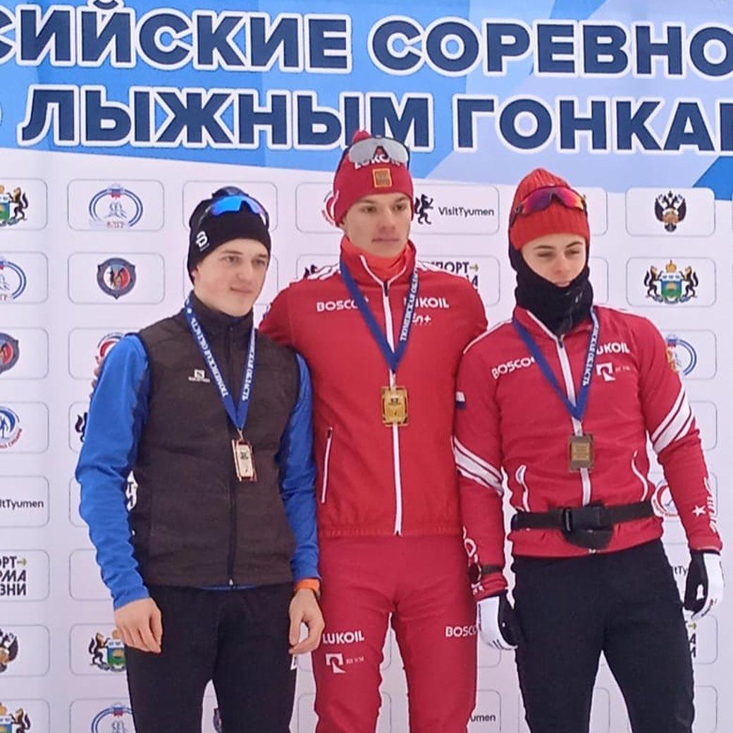 Золото всероссийских соревнований по лыжным гонкам у спортсмена из Подмосковья