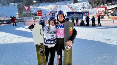Подмосковный сноубордист завоевал серебро Кубка мира в составе сборной России