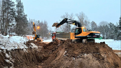 Строители приступили к разработке котлована для медкомплекса в Сергиево-Посадском округе
