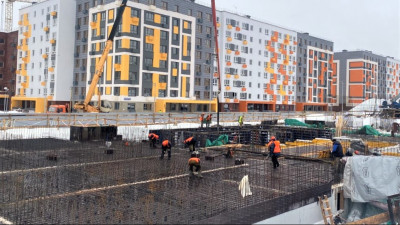 Строительство первого этажа детского сада началось в городском округе Красногорск