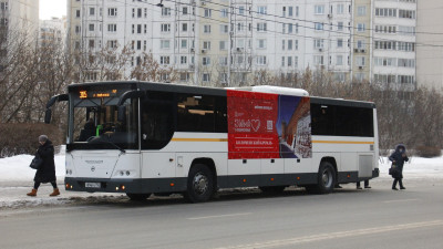 На автобусах появились изображения ремесленных изделий в рамках «Зимы в Подмосковье»