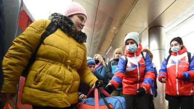 Второй поезд с жителями Донбасса прибыл в Наро-Фоминский округ