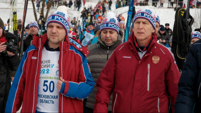 Юбилейный старт гонки «Лыжня России» собрал более семи тысяч участников