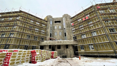 Строительство поликлиники в Домодедове ведется в соответствии с графиком