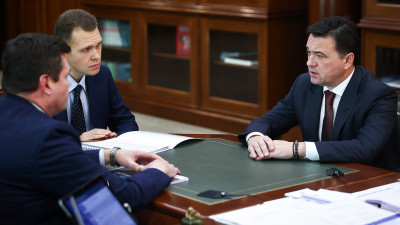 Андрей Воробьев провел рабочую встречу с главой городского округа Коломна
