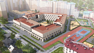 Школу на 1350 мест построят в поселке Развилка Ленинского округа