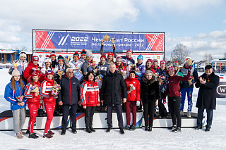 Олег Матыцин посетил соревнования Чемпионата России по лыжным гонкам в Сыктывкаре