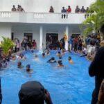 Майдан по-цейлонски: президент бежал, протестующие купаются в бассейне резиденции