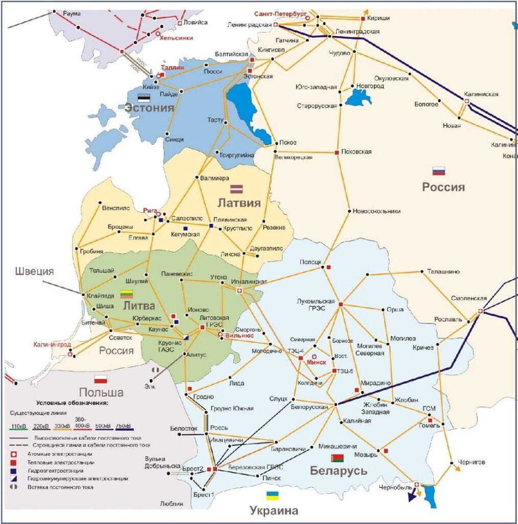 прибалты разрывают энергетическое кольцо